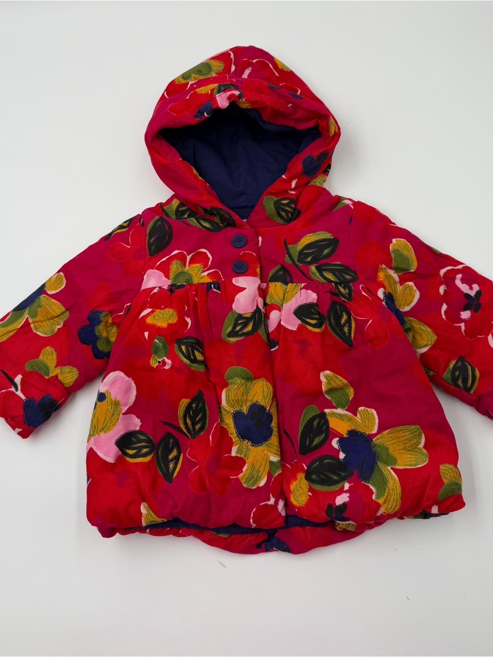 Catimini floral print corduroy jacket 6 months